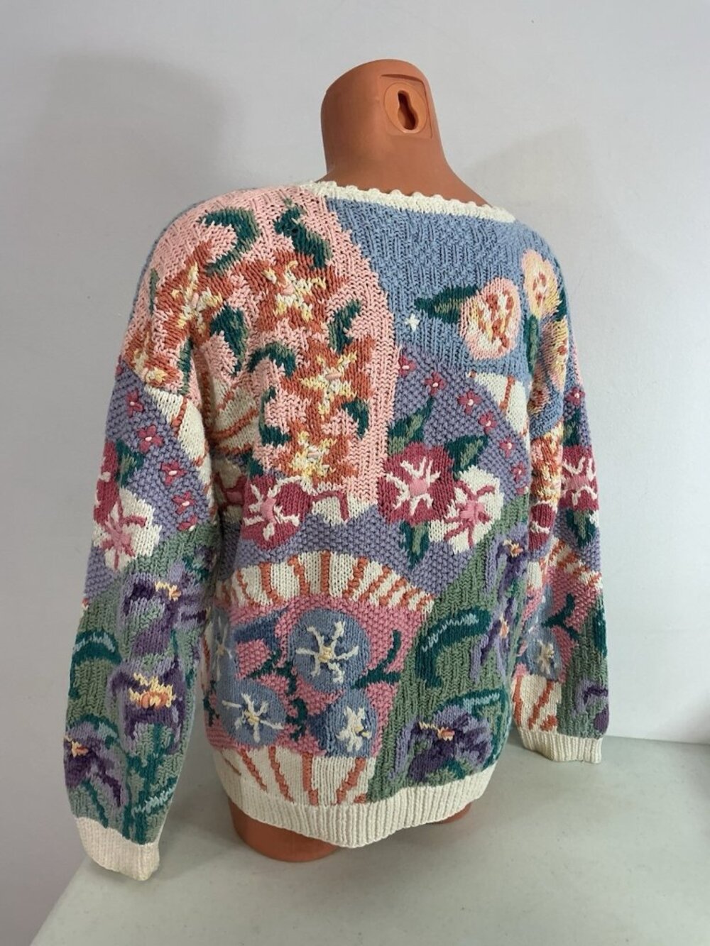 Northern Isles Vintage Floral Sweater Cottagecore Womens Small - Picture 3 of 7